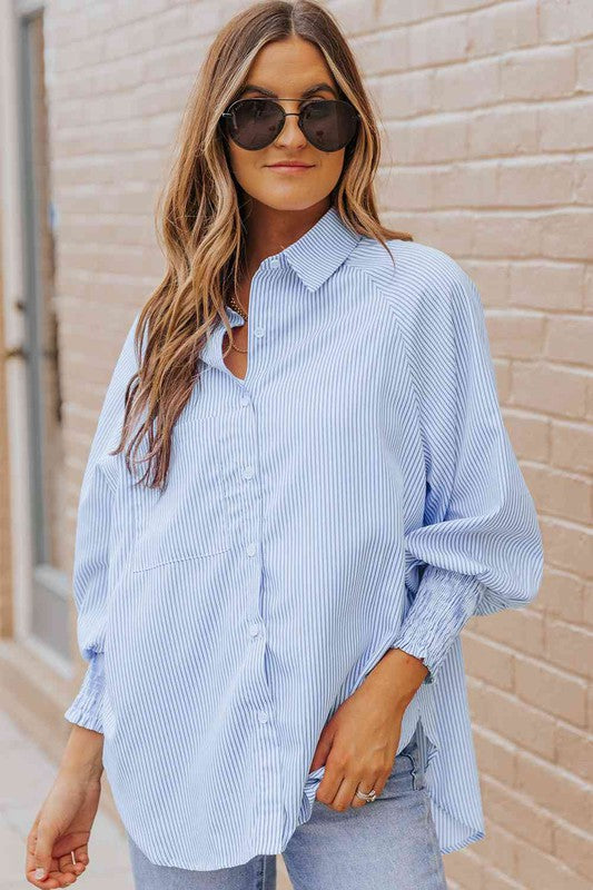 ClaudiaG Apparel Fernanda Lantern Sleeve Shirt