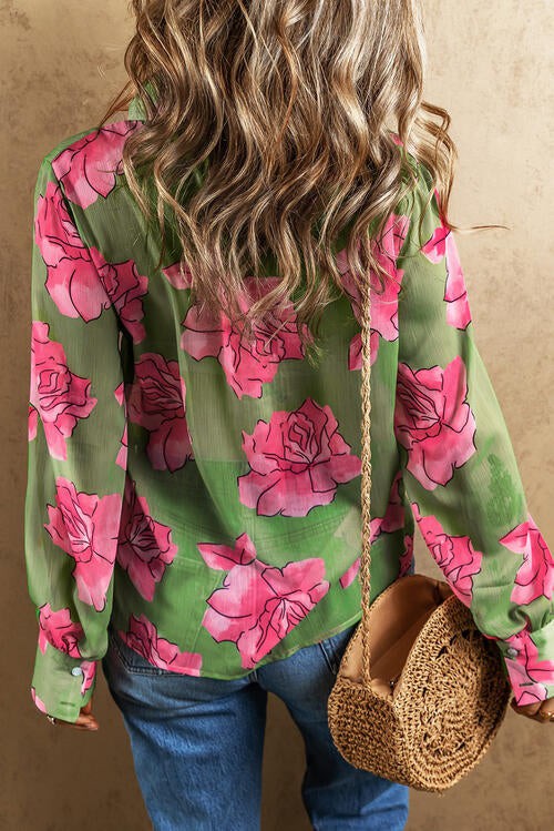 ClaudiaG  Rosy Long Sleeve Shirt