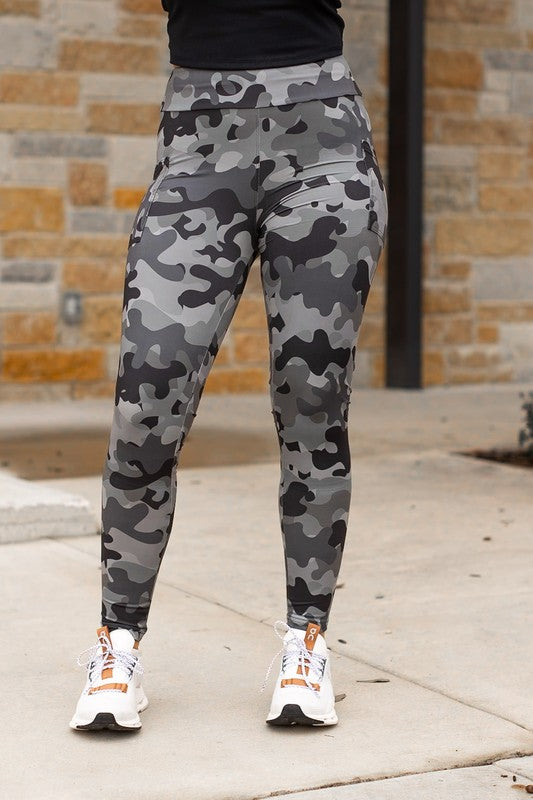 Julia Rose - Ace Camo Full Length Leggings