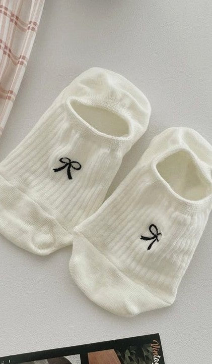 Miss Sparkling Bow Socks