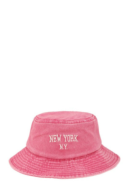 NEW YORK 3D Pigment Bucket Hat