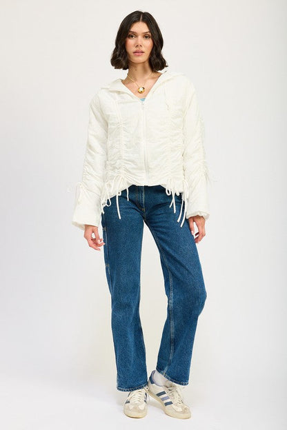 Emory Park Ruched Puff Jacket