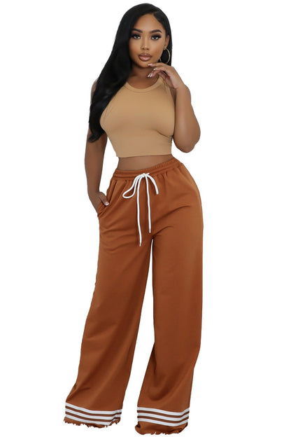 WOMEN FASHION CLASSIC STRAIGHT LEG PANTS