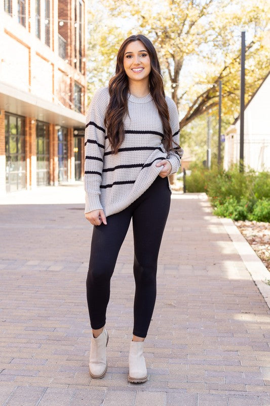 Julia Rose The Avery Black Full-Length Leggings NO POCKETS