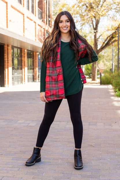 Julia Rose The Avery Black Full-Length Leggings NO POCKETS