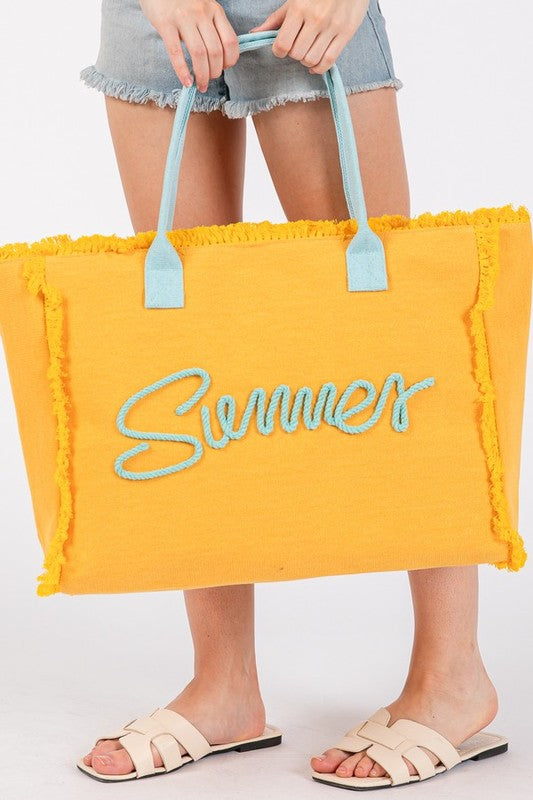 SUMMER Fringe Oversize Fashion Tote