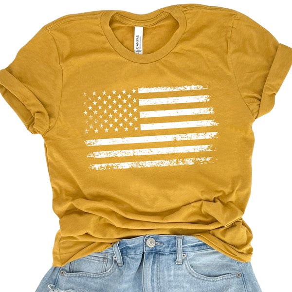 United States of America Flag Distressed t-shirt