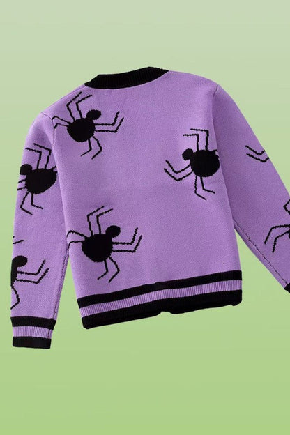 Miss Sparkling | Spider Knit Cardigan