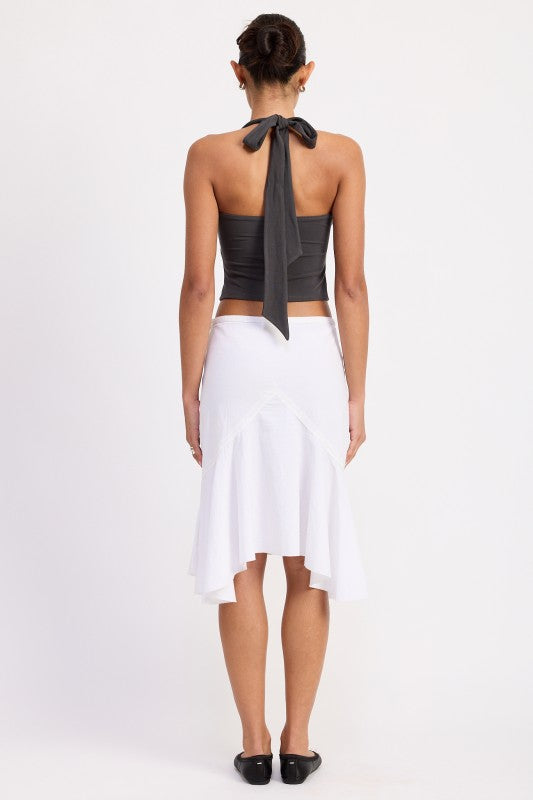Emory Park | Halter Tie Back Knit Top