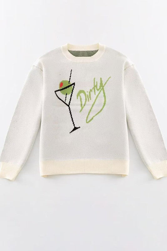 Miss Sparkling | Dirty Martini Sweater