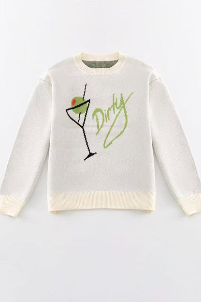 Miss Sparkling | Dirty Martini Sweater