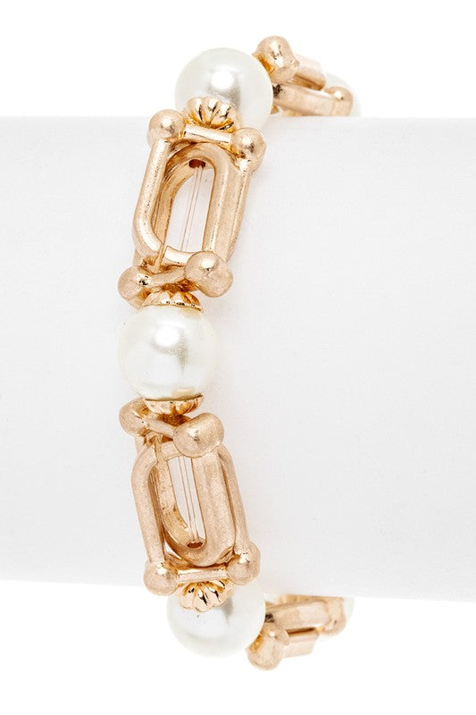 Pearl Link Iconic Stretch Bracelet