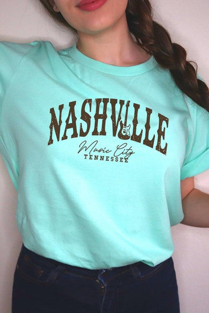 Nashville Music City Graphic Tee