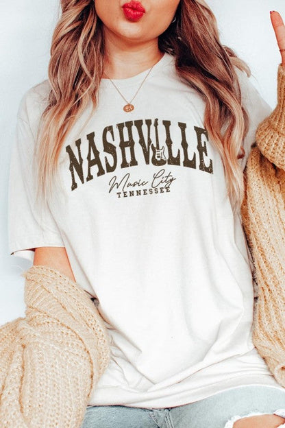 Nashville Music City Graphic Tee