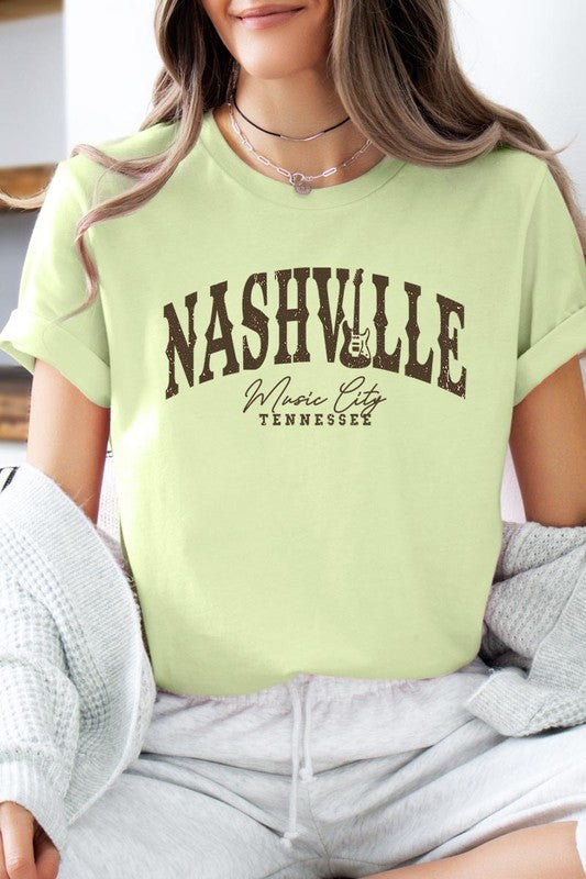Nashville Music City Graphic Tee