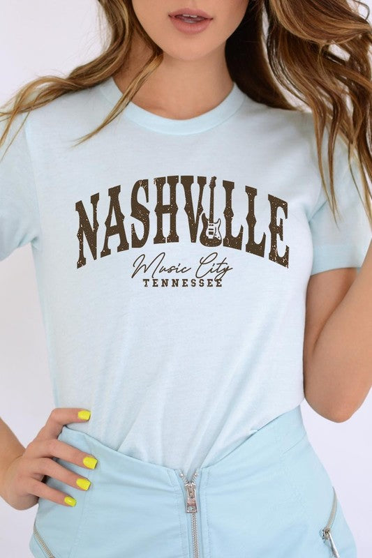 Nashville Music City Graphic Tee