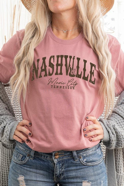 Nashville Music City Graphic Tee