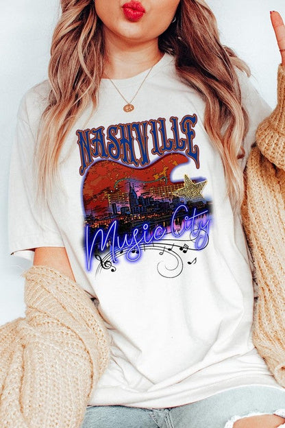 Nashville Music City Graphic Tee