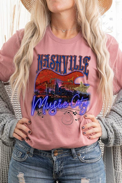 Nashville Music City Graphic Tee