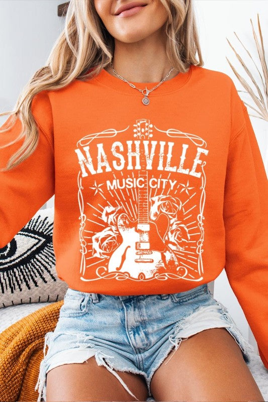 Nashville Music City Graphic Sweatshirt