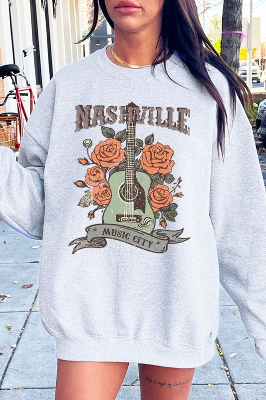 Nashville Music City Graphic Sweatshirt