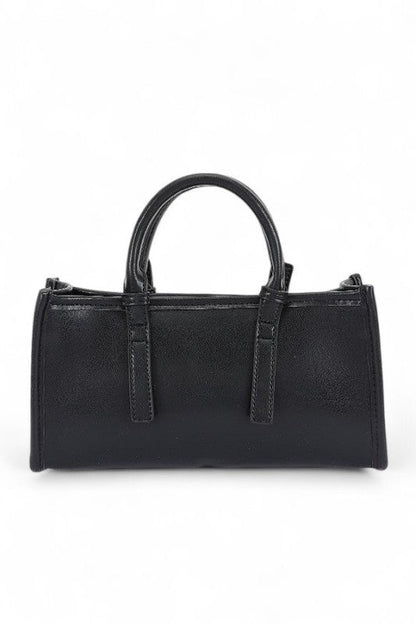 Strappy Buckle Top Handle Y2K Crossbody Bag