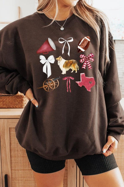 Texas Football Graphic Sweatshirt