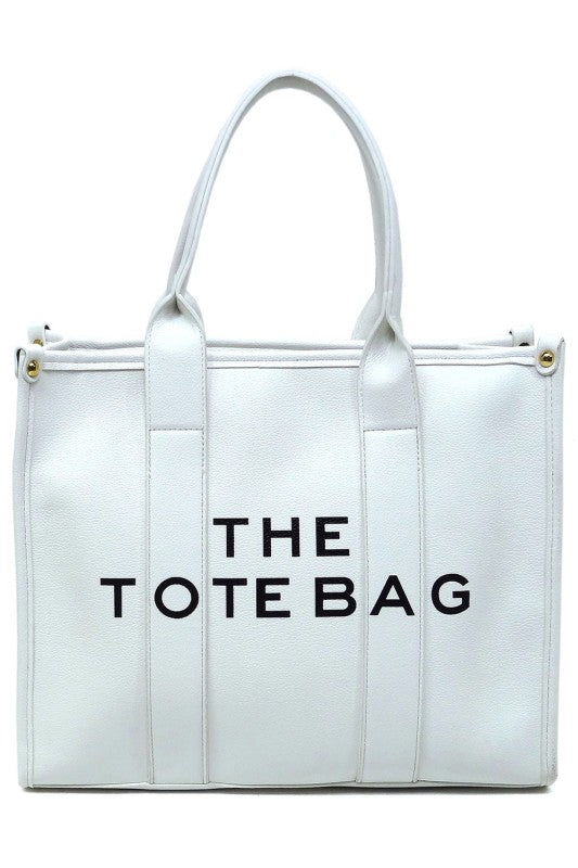 THE TOTE BAG Large Tote Satchel