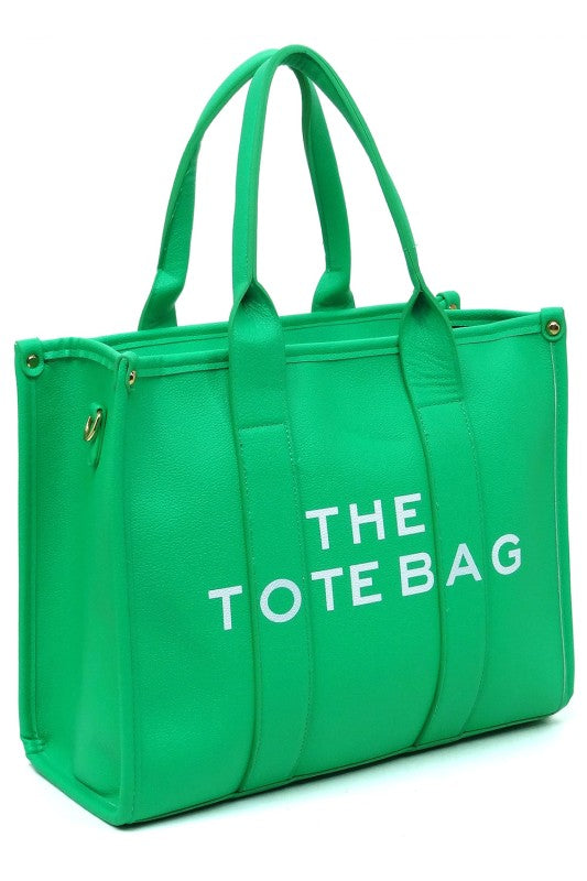 THE TOTE BAG Large Tote Satchel