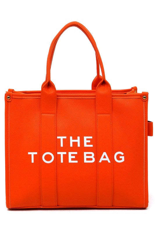THE TOTE BAG Large Tote Satchel