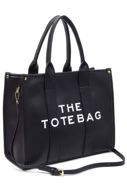 THE TOTE BAG Large Tote Satchel