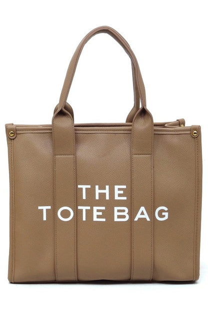 THE TOTE BAG Large Tote Satchel