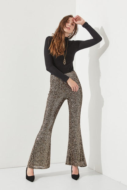Jade By Jane High Waist Sequin Pants