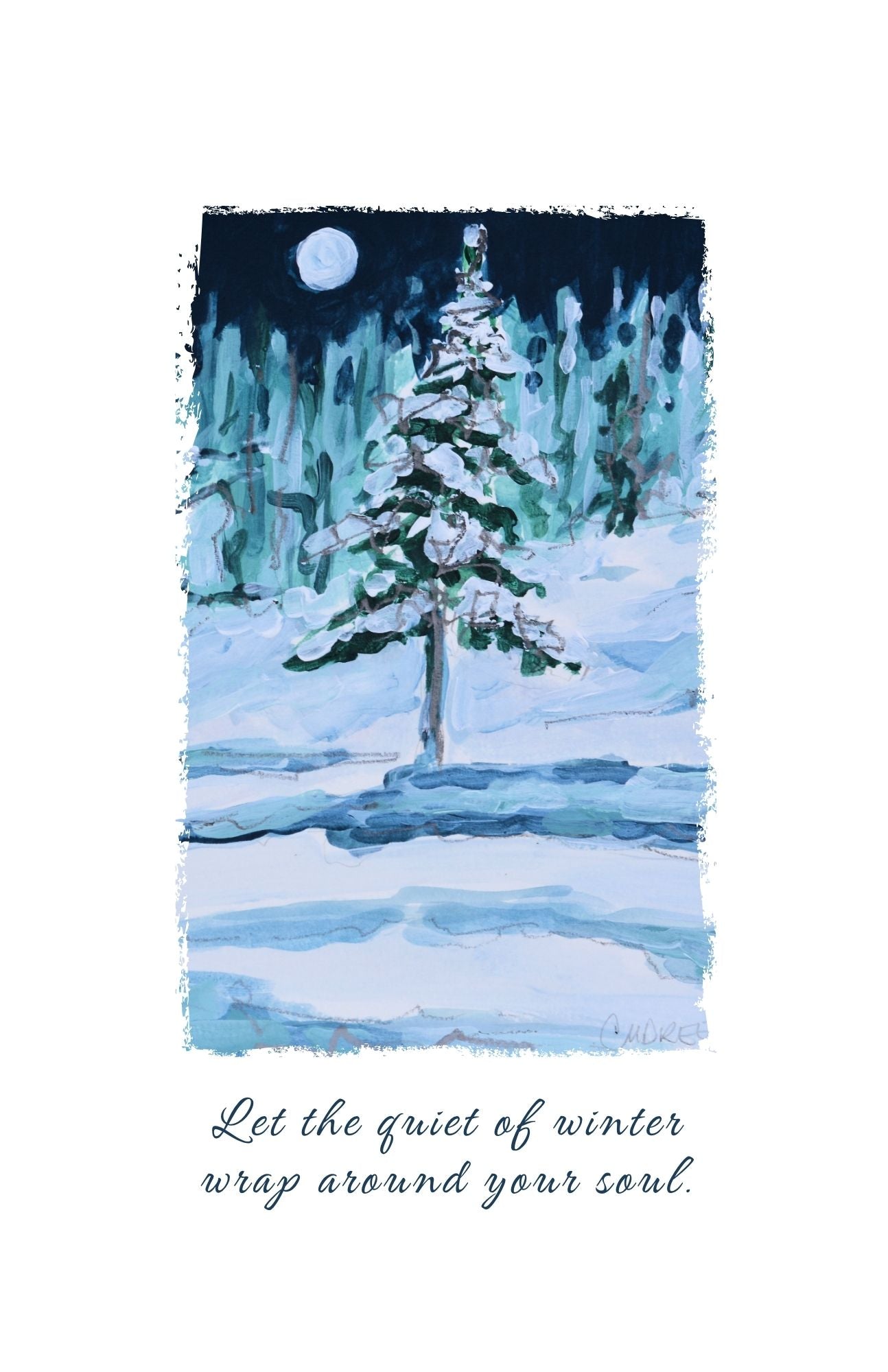 Dish Towel - Moonlit Stillness