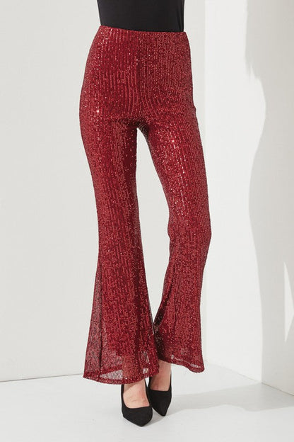Jade By Jane High Waist Sequin Pants