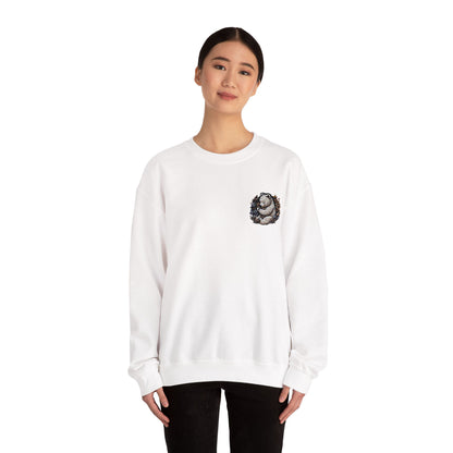 Custom Embroidered Sweatshirt Cozy Panda Crewneck Personalized Sweatshirt