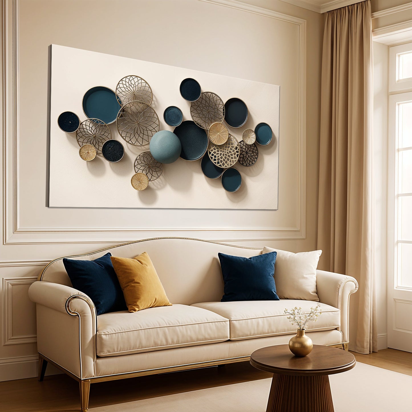 Lotus Leaf Abstract Wall Art