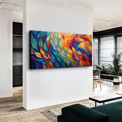 Chroma Whispers Impasto Wall Art