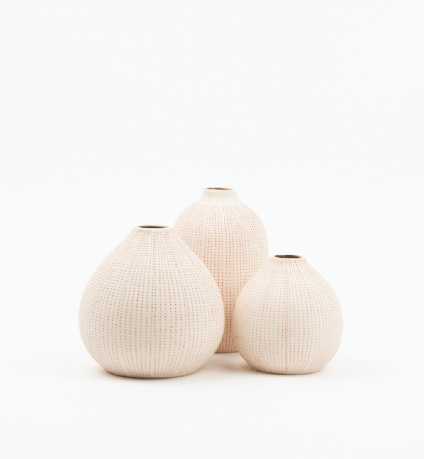 Stoneware Textured Vases