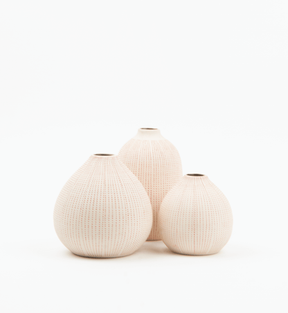 Stoneware Textured Vases