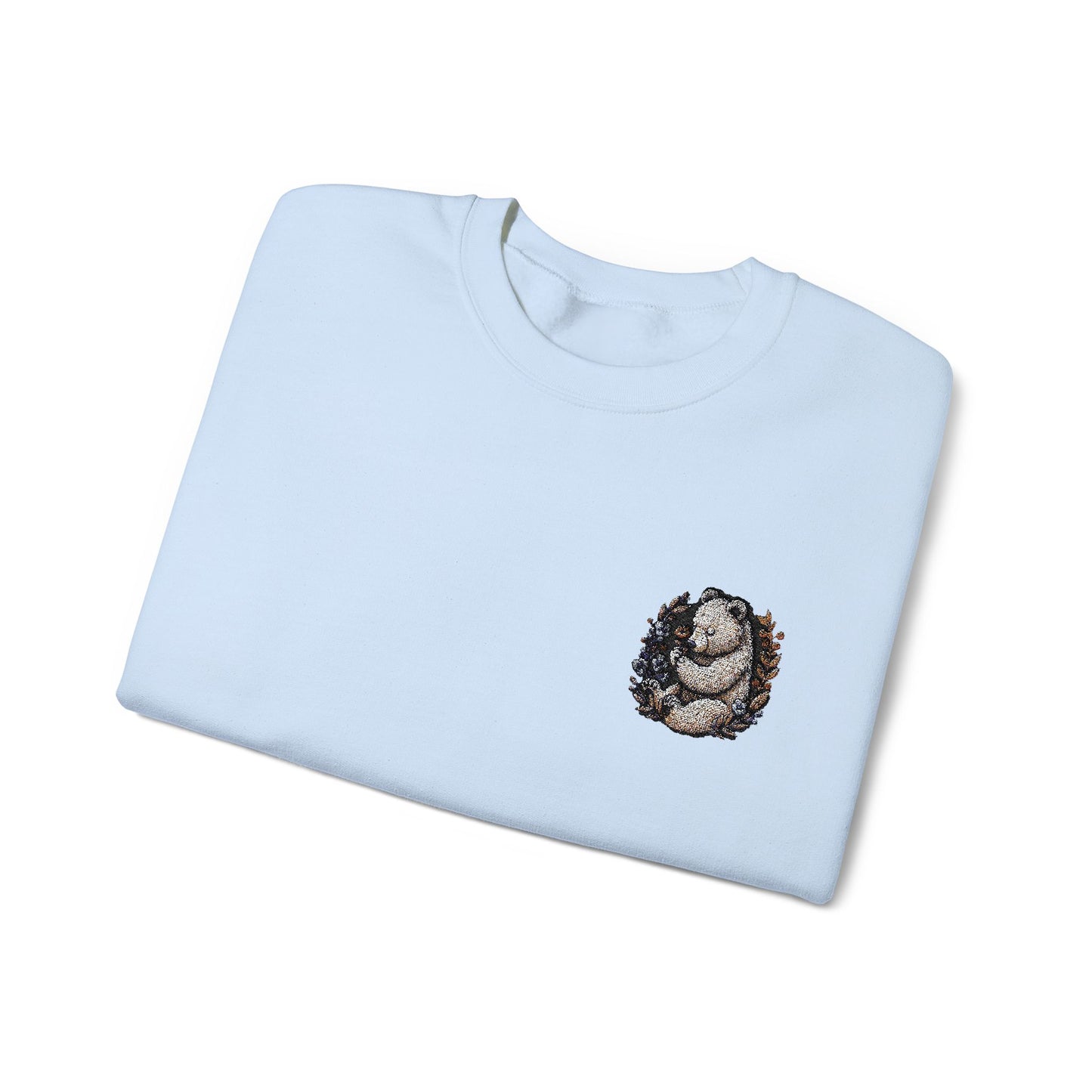 Custom Embroidered Sweatshirt Cozy Panda Crewneck Personalized Sweatshirt