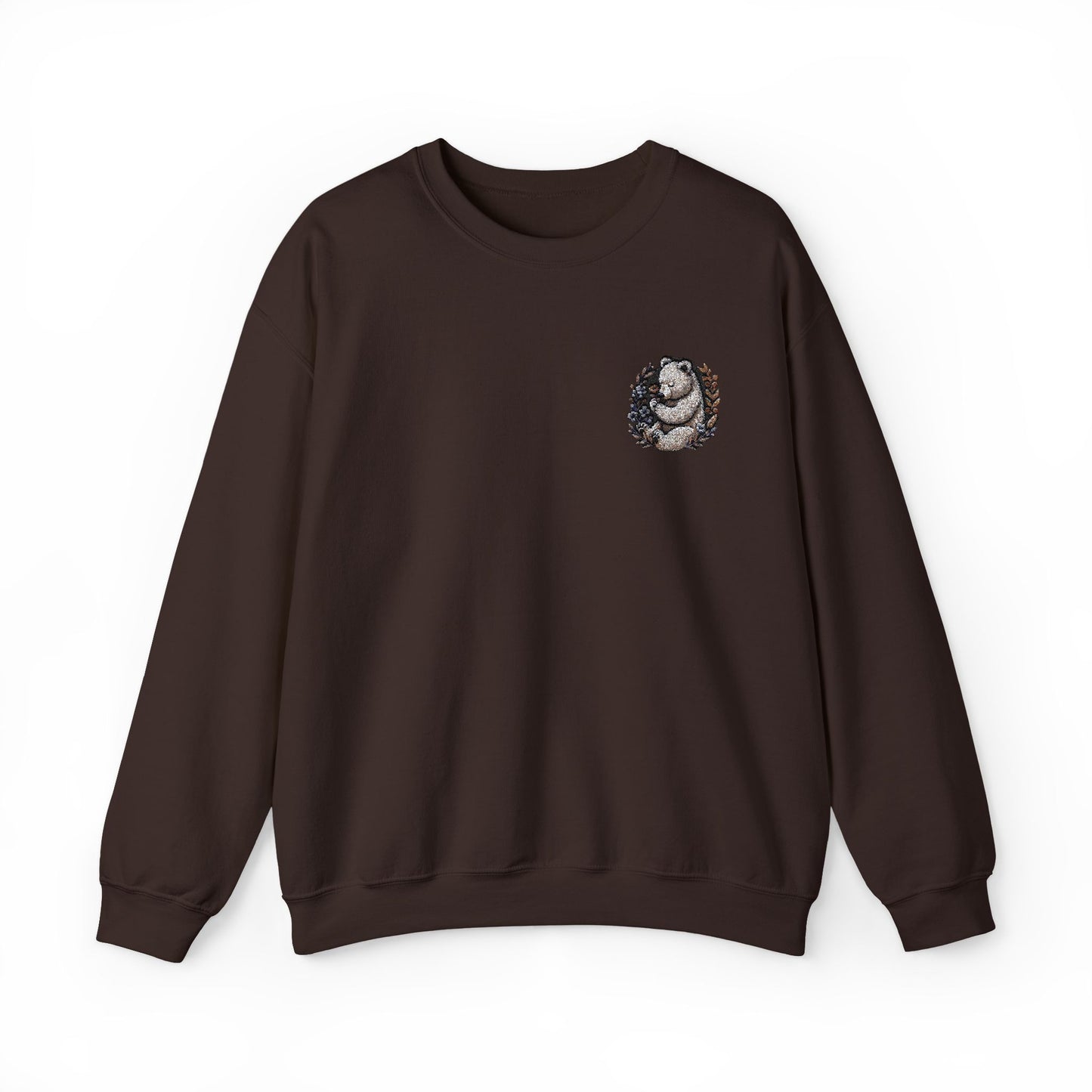 Custom Embroidered Sweatshirt Cozy Panda Crewneck Personalized Sweatshirt