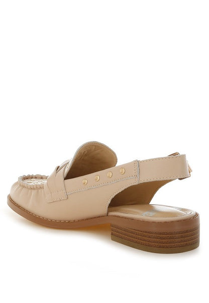 Remykin Braided Penny Strap Loafers