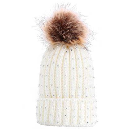 Noelle Beanie in White
