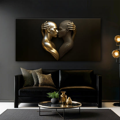 Eternal Love Figure Abstract Wall Art V