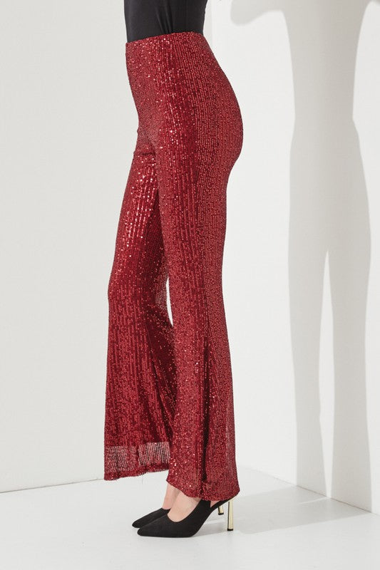 Jade By Jane High Waist Sequin Pants