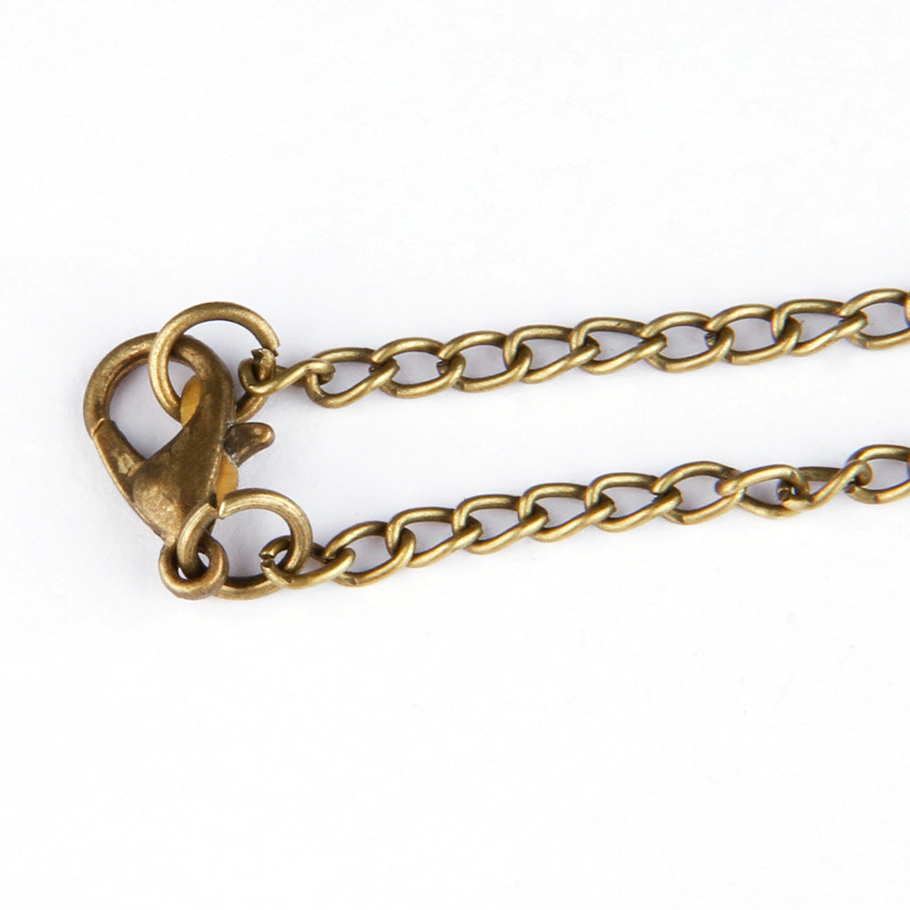 Vintage Small Camera Pocket Watch Necklace