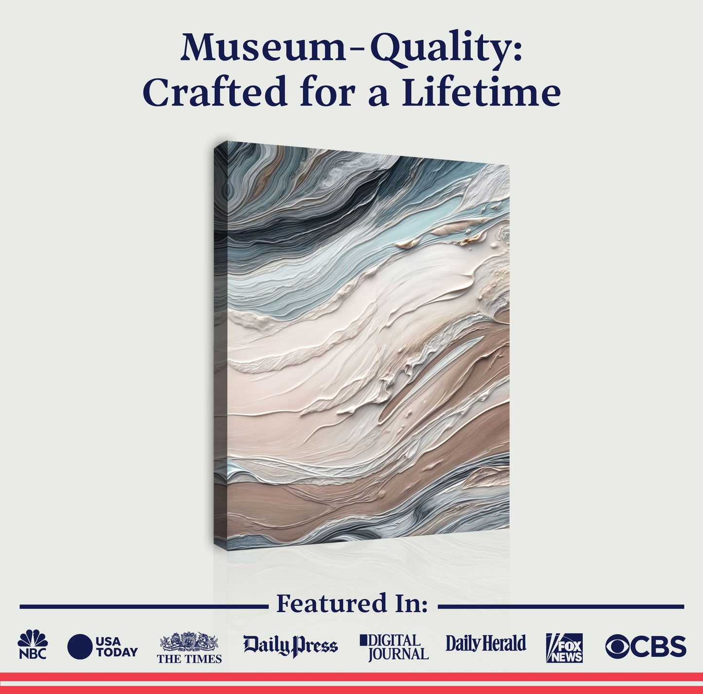 Earth Tone Swirls Wall Art