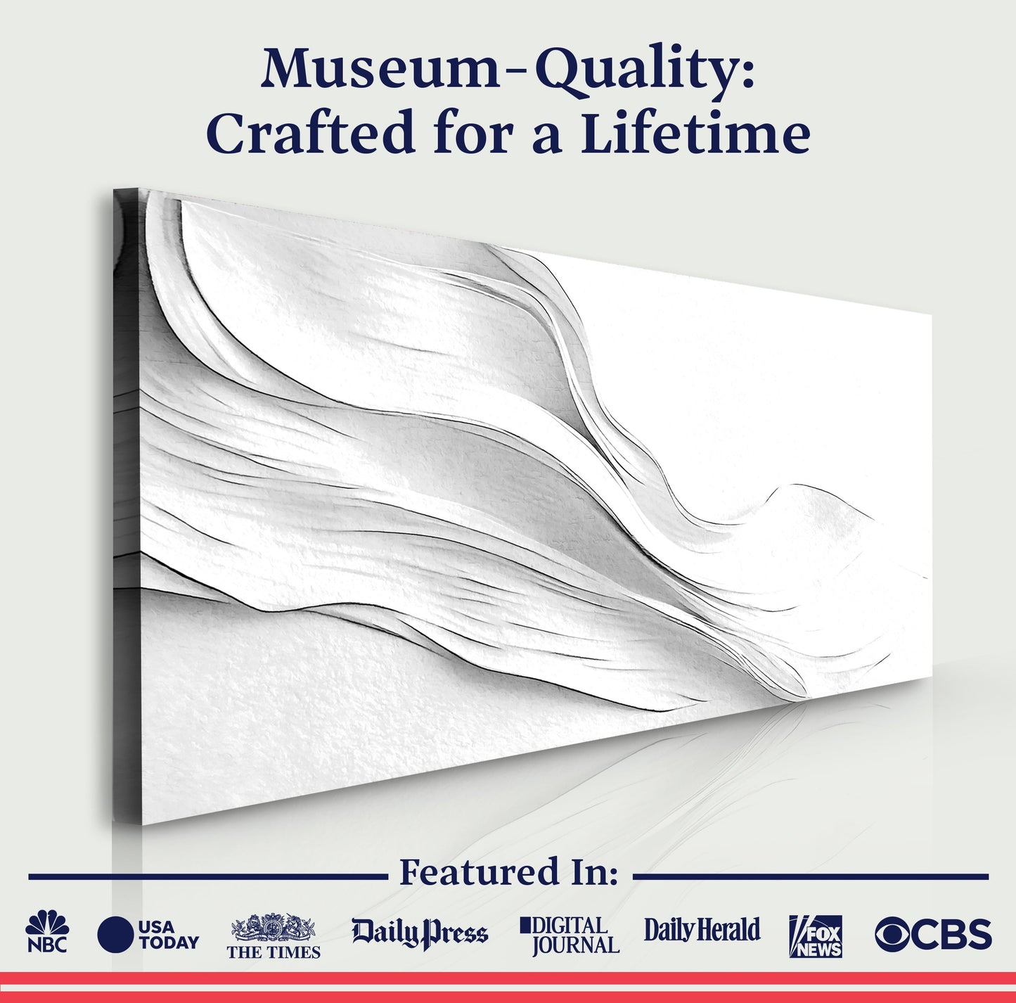 White Minimalist Wall Art