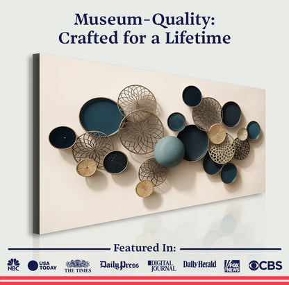 Lotus Leaf Abstract Wall Art